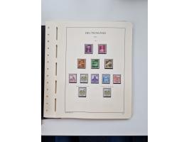 1945/87, vorwiegend postfrische bzw. gestempelte Sammlung, dabei Bund und Berlin doppelt, bis auf wenige jeweils komplett, au