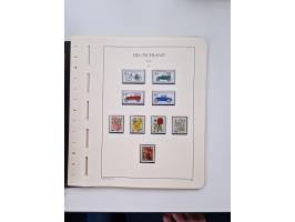 1945/87, vorwiegend postfrische bzw. gestempelte Sammlung, dabei Bund und Berlin doppelt, bis auf wenige jeweils komplett, au