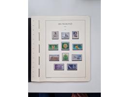 1945/87, vorwiegend postfrische bzw. gestempelte Sammlung, dabei Bund und Berlin doppelt, bis auf wenige jeweils komplett, au