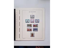1945/87, vorwiegend postfrische bzw. gestempelte Sammlung, dabei Bund und Berlin doppelt, bis auf wenige jeweils komplett, au