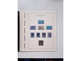1945/87, vorwiegend postfrische bzw. gestempelte Sammlung, dabei Bund und Berlin doppelt, bis auf wenige jeweils komplett, au