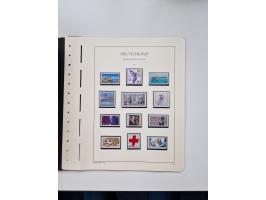 1945/87, vorwiegend postfrische bzw. gestempelte Sammlung, dabei Bund und Berlin doppelt, bis auf wenige jeweils komplett, au