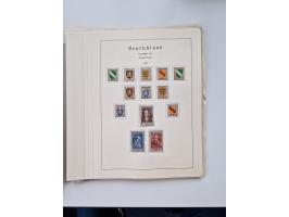 1945/87, vorwiegend postfrische bzw. gestempelte Sammlung, dabei Bund und Berlin doppelt, bis auf wenige jeweils komplett, au