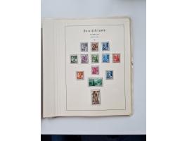 1945/87, vorwiegend postfrische bzw. gestempelte Sammlung, dabei Bund und Berlin doppelt, bis auf wenige jeweils komplett, au