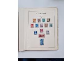 1945/87, vorwiegend postfrische bzw. gestempelte Sammlung, dabei Bund und Berlin doppelt, bis auf wenige jeweils komplett, au