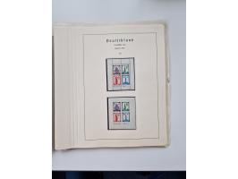 1945/87, vorwiegend postfrische bzw. gestempelte Sammlung, dabei Bund und Berlin doppelt, bis auf wenige jeweils komplett, au