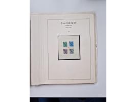 1945/87, vorwiegend postfrische bzw. gestempelte Sammlung, dabei Bund und Berlin doppelt, bis auf wenige jeweils komplett, au
