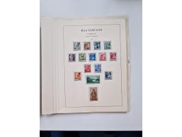 1945/87, vorwiegend postfrische bzw. gestempelte Sammlung, dabei Bund und Berlin doppelt, bis auf wenige jeweils komplett, au