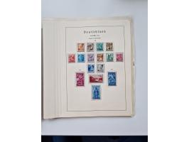 1945/87, vorwiegend postfrische bzw. gestempelte Sammlung, dabei Bund und Berlin doppelt, bis auf wenige jeweils komplett, au
