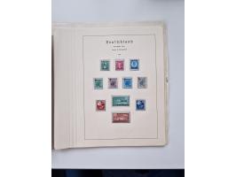 1945/87, vorwiegend postfrische bzw. gestempelte Sammlung, dabei Bund und Berlin doppelt, bis auf wenige jeweils komplett, au