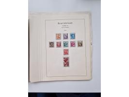 1945/87, vorwiegend postfrische bzw. gestempelte Sammlung, dabei Bund und Berlin doppelt, bis auf wenige jeweils komplett, au