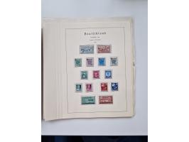 1945/87, vorwiegend postfrische bzw. gestempelte Sammlung, dabei Bund und Berlin doppelt, bis auf wenige jeweils komplett, au