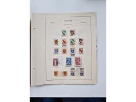1945/87, vorwiegend postfrische bzw. gestempelte Sammlung, dabei Bund und Berlin doppelt, bis auf wenige jeweils komplett, au
