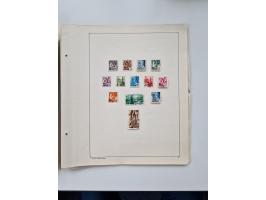 1945/87, vorwiegend postfrische bzw. gestempelte Sammlung, dabei Bund und Berlin doppelt, bis auf wenige jeweils komplett, au