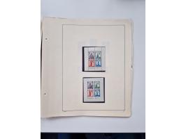 1945/87, vorwiegend postfrische bzw. gestempelte Sammlung, dabei Bund und Berlin doppelt, bis auf wenige jeweils komplett, au