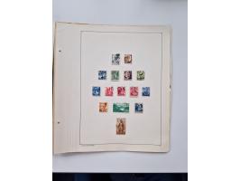 1945/87, vorwiegend postfrische bzw. gestempelte Sammlung, dabei Bund und Berlin doppelt, bis auf wenige jeweils komplett, au
