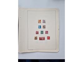 1945/87, vorwiegend postfrische bzw. gestempelte Sammlung, dabei Bund und Berlin doppelt, bis auf wenige jeweils komplett, au