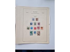 1945/87, vorwiegend postfrische bzw. gestempelte Sammlung, dabei Bund und Berlin doppelt, bis auf wenige jeweils komplett, au