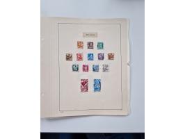 1945/87, vorwiegend postfrische bzw. gestempelte Sammlung, dabei Bund und Berlin doppelt, bis auf wenige jeweils komplett, au