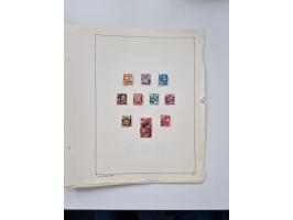 1945/87, vorwiegend postfrische bzw. gestempelte Sammlung, dabei Bund und Berlin doppelt, bis auf wenige jeweils komplett, au