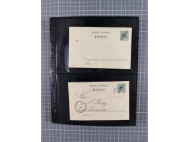 1899/1919, ca. 50 ungebrauchte und gebrauchte Ganzsachen ink. einiger Ansichtskarten und drei Belegen Mandatspost, dabei u.a.