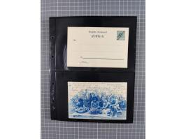 1899/1919, ca. 50 ungebrauchte und gebrauchte Ganzsachen ink. einiger Ansichtskarten und drei Belegen Mandatspost, dabei u.a.