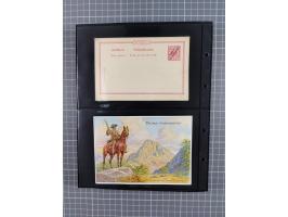 1899/1919, ca. 50 ungebrauchte und gebrauchte Ganzsachen ink. einiger Ansichtskarten und drei Belegen Mandatspost, dabei u.a.