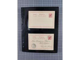 1899/1919, ca. 50 ungebrauchte und gebrauchte Ganzsachen ink. einiger Ansichtskarten und drei Belegen Mandatspost, dabei u.a.