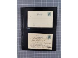1899/1919, ca. 50 ungebrauchte und gebrauchte Ganzsachen ink. einiger Ansichtskarten und drei Belegen Mandatspost, dabei u.a.
