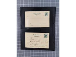 1899/1919, ca. 50 ungebrauchte und gebrauchte Ganzsachen ink. einiger Ansichtskarten und drei Belegen Mandatspost, dabei u.a.