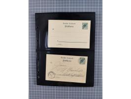 1899/1919, ca. 50 ungebrauchte und gebrauchte Ganzsachen ink. einiger Ansichtskarten und drei Belegen Mandatspost, dabei u.a.