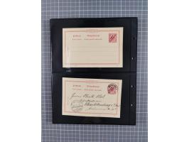 1899/1919, ca. 50 ungebrauchte und gebrauchte Ganzsachen ink. einiger Ansichtskarten und drei Belegen Mandatspost, dabei u.a.