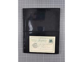 1899/1919, ca. 50 ungebrauchte und gebrauchte Ganzsachen ink. einiger Ansichtskarten und drei Belegen Mandatspost, dabei u.a.