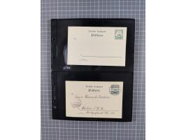 1899/1919, ca. 50 ungebrauchte und gebrauchte Ganzsachen ink. einiger Ansichtskarten und drei Belegen Mandatspost, dabei u.a.