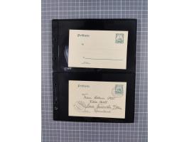 1899/1919, ca. 50 ungebrauchte und gebrauchte Ganzsachen ink. einiger Ansichtskarten und drei Belegen Mandatspost, dabei u.a.