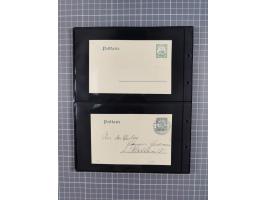 1899/1919, ca. 50 ungebrauchte und gebrauchte Ganzsachen ink. einiger Ansichtskarten und drei Belegen Mandatspost, dabei u.a.