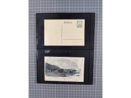 1899/1919, ca. 50 ungebrauchte und gebrauchte Ganzsachen ink. einiger Ansichtskarten und drei Belegen Mandatspost, dabei u.a.