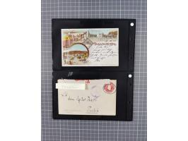 1899/1919, ca. 50 ungebrauchte und gebrauchte Ganzsachen ink. einiger Ansichtskarten und drei Belegen Mandatspost, dabei u.a.