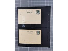 1901/12, ca. 40 ungebrauchte und gebrauchte Ganzsachen inkl. einiger Ansichtskarten und Post nach Kiautschou, dabei u.a. Mitl