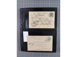 1901/12, ca. 40 ungebrauchte und gebrauchte Ganzsachen inkl. einiger Ansichtskarten und Post nach Kiautschou, dabei u.a. Mitl