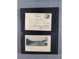 1901/12, ca. 40 ungebrauchte und gebrauchte Ganzsachen inkl. einiger Ansichtskarten und Post nach Kiautschou, dabei u.a. Mitl