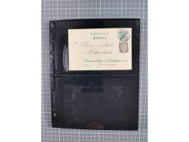 1901/12, ca. 40 ungebrauchte und gebrauchte Ganzsachen inkl. einiger Ansichtskarten und Post nach Kiautschou, dabei u.a. Mitl