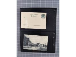 1901/12, ca. 40 ungebrauchte und gebrauchte Ganzsachen inkl. einiger Ansichtskarten und Post nach Kiautschou, dabei u.a. Mitl