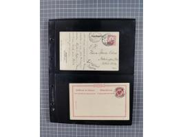 1901/12, ca. 40 ungebrauchte und gebrauchte Ganzsachen inkl. einiger Ansichtskarten und Post nach Kiautschou, dabei u.a. Mitl