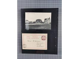 1901/12, ca. 40 ungebrauchte und gebrauchte Ganzsachen inkl. einiger Ansichtskarten und Post nach Kiautschou, dabei u.a. Mitl