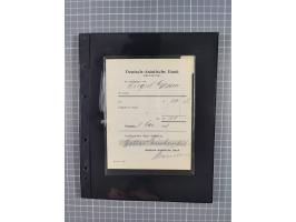 1901/12, ca. 40 ungebrauchte und gebrauchte Ganzsachen inkl. einiger Ansichtskarten und Post nach Kiautschou, dabei u.a. Mitl