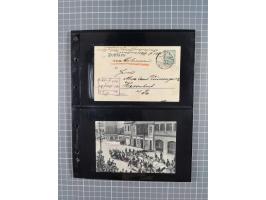 1901/12, ca. 40 ungebrauchte und gebrauchte Ganzsachen inkl. einiger Ansichtskarten und Post nach Kiautschou, dabei u.a. Mitl