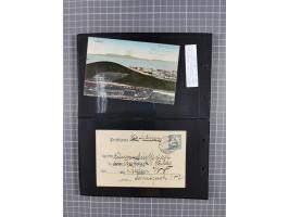 1901/12, ca. 40 ungebrauchte und gebrauchte Ganzsachen inkl. einiger Ansichtskarten und Post nach Kiautschou, dabei u.a. Mitl