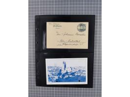 1901/12, ca. 40 ungebrauchte und gebrauchte Ganzsachen inkl. einiger Ansichtskarten und Post nach Kiautschou, dabei u.a. Mitl