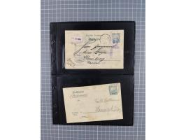 1901/12, ca. 40 ungebrauchte und gebrauchte Ganzsachen inkl. einiger Ansichtskarten und Post nach Kiautschou, dabei u.a. Mitl